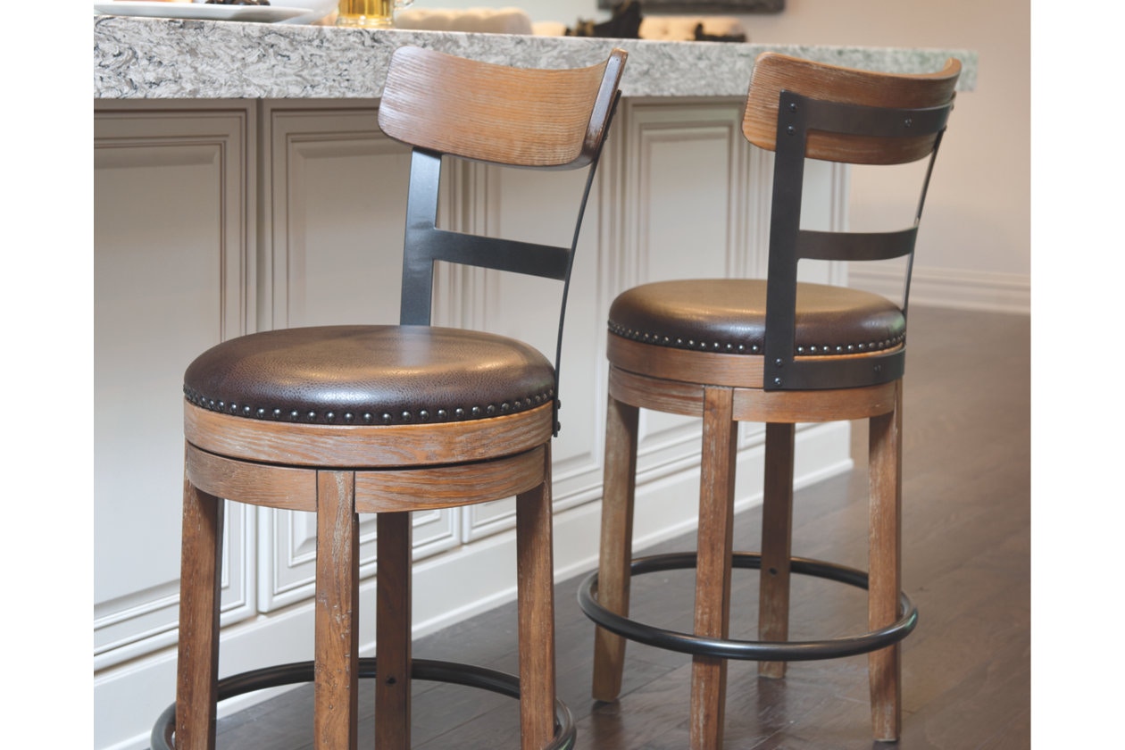 Ashley Pinnadel UPH Swivel Barstool (QTY 2) D542-124 - Portland